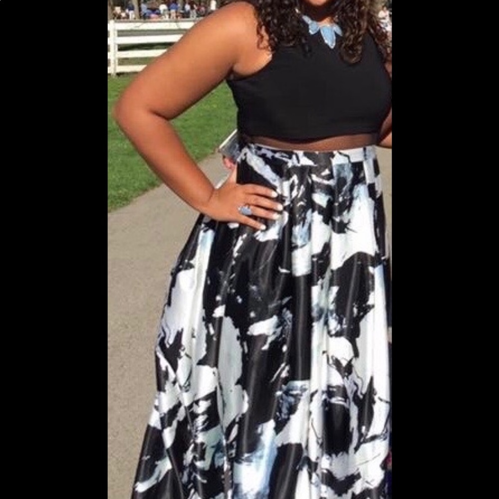 size 18/20 floral prom dress